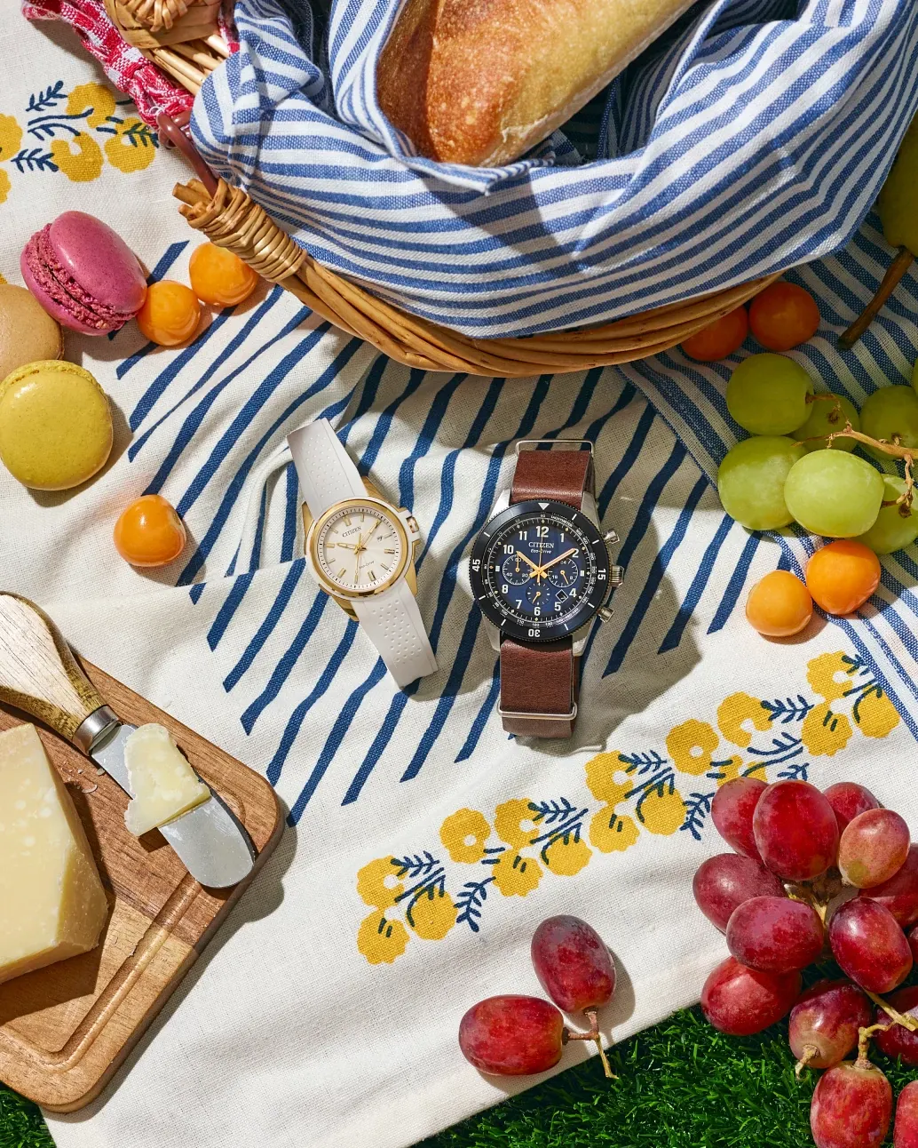 Terra Force Blue Dial Leather Strap CA4747-05L | CITIZEN